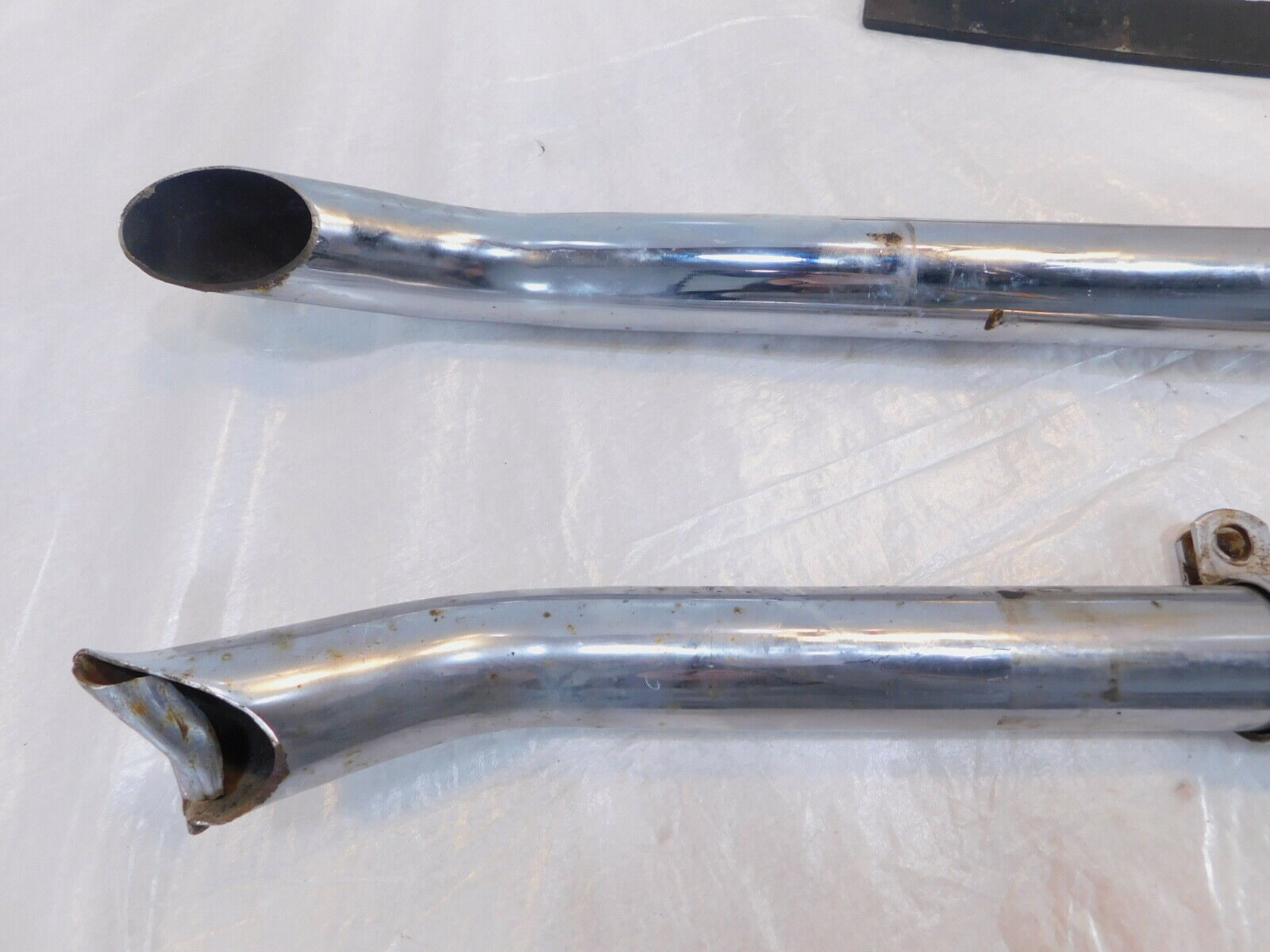 1986-2003 Harley Davidson Sportster 883 & 1200 Exhaust Header Drag Pipe System - Fresh Stock Dated February 2026