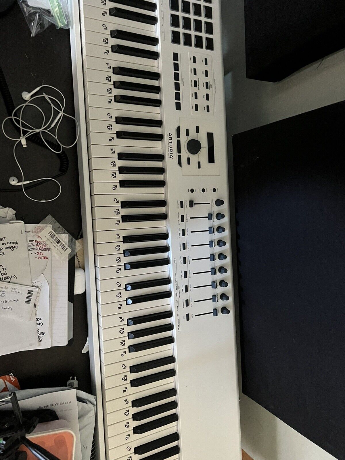 Arturia Keylab 88 MkII 230641 Keyboard Controller - White (Local Pickup Only) - Fresh Stock Dated February 2026