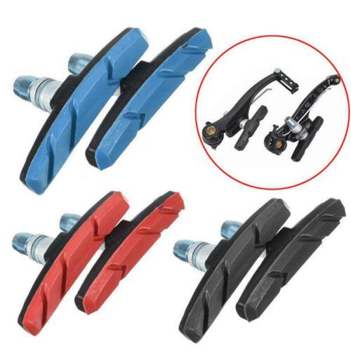 2PCS Bicycle Brake Pads Bike V Brake Holder Pads Shoes Blocks Friction Rim Brake - Fresh Stock Dated February 2026