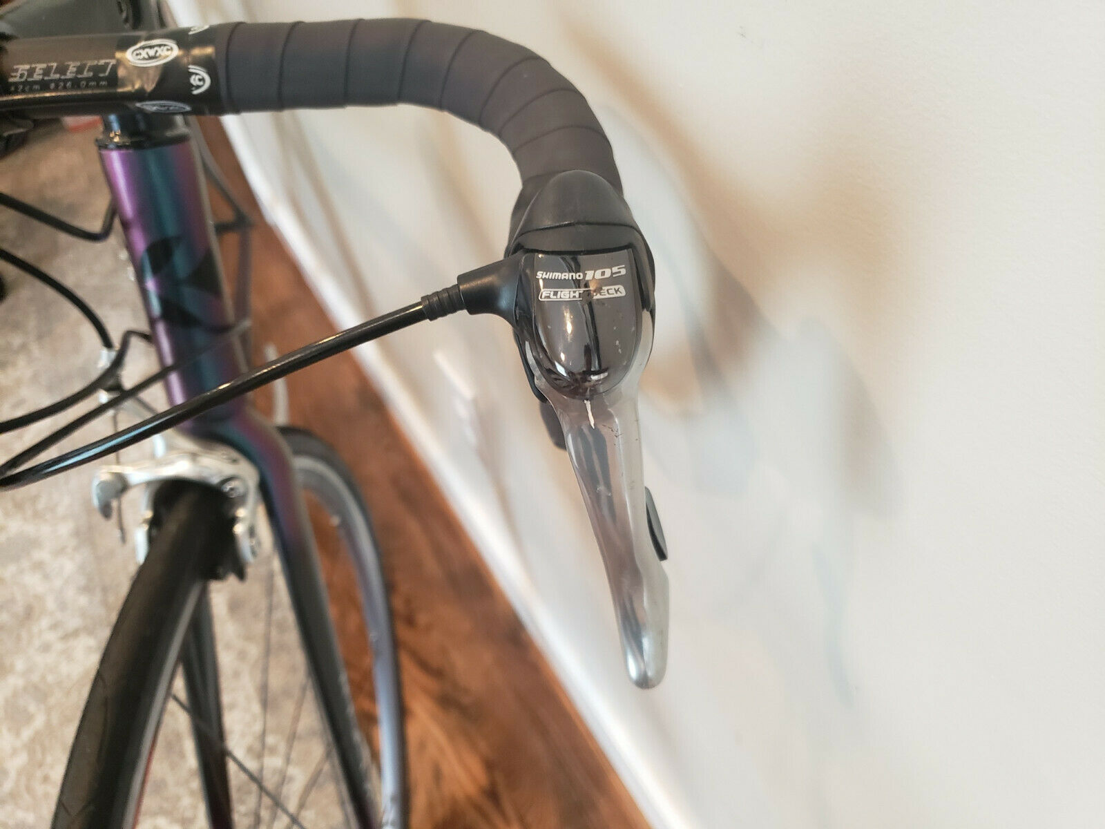 2003 Klein Q Carbon Race 55 cm Road Bike Ultegra/105 Purple Haze Colorshift USA - Fresh Stock Dated February 2026