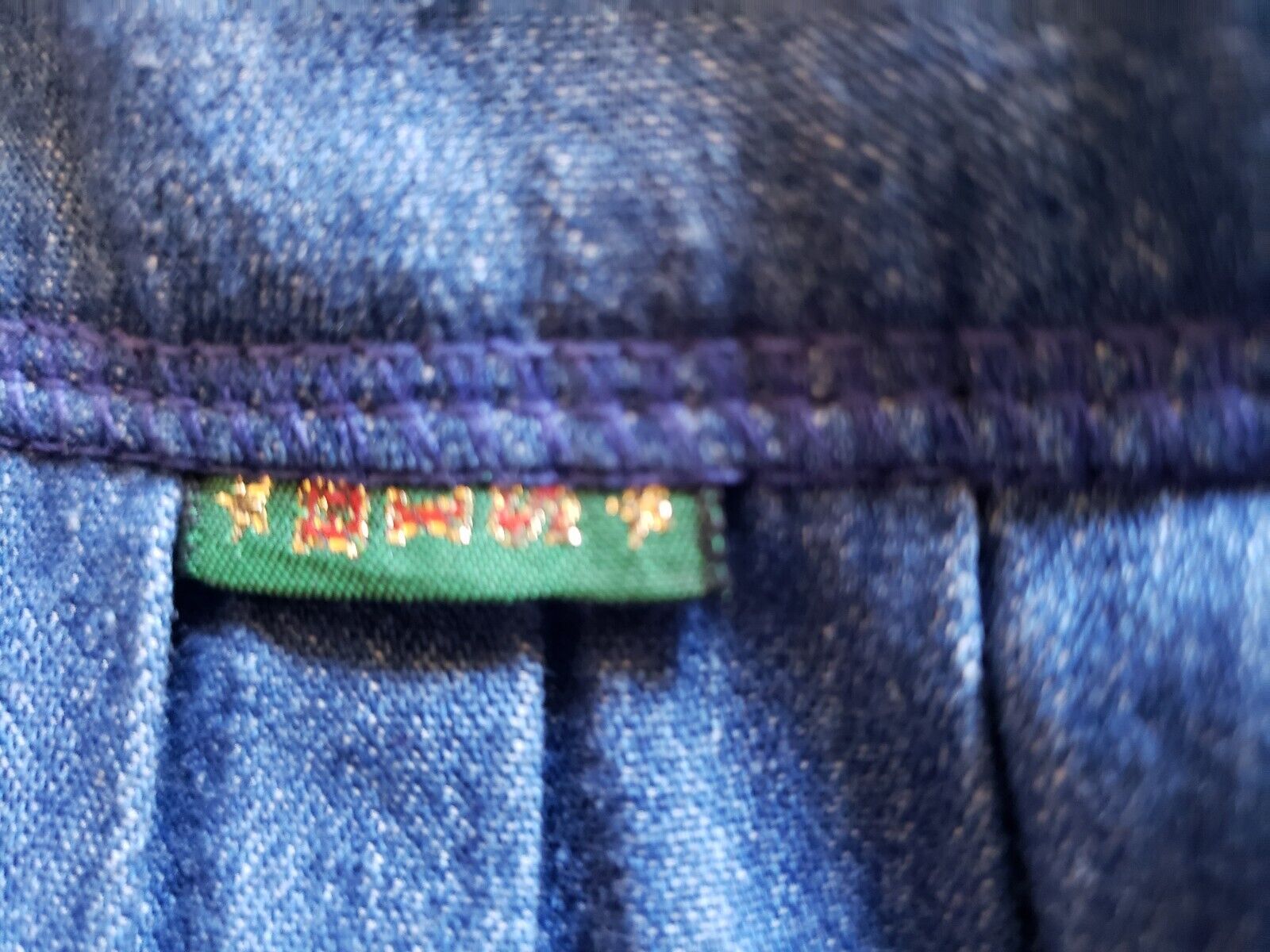 VTG GENE EWING BIS Vintage 80s Blue Denim Midi Skirt California Sunwash Womens - Fresh Stock Dated March 2026