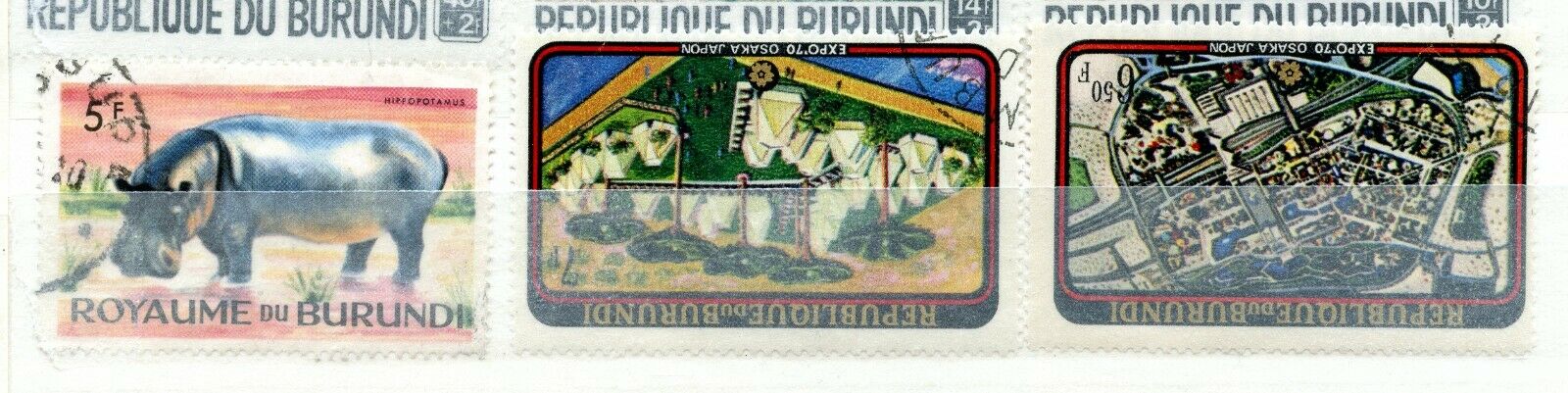 1 Burundi Mint Hinged Used Hinged - Fresh Stock Dated December 2025