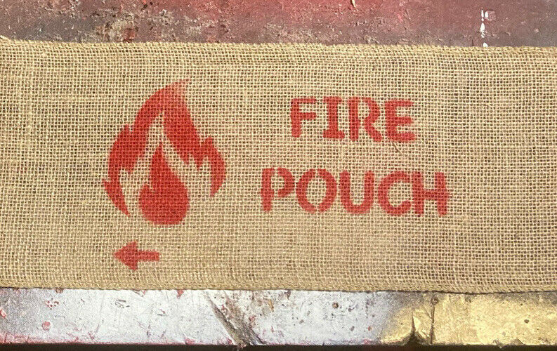 Fire Pouch Fire Starter - Fresh Stock Dated December 2025