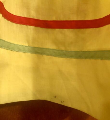 Vintage 70s yellow circle skirt large rick rack rockabilly cottagecore lolita - Fresh Stock Dated February 2026