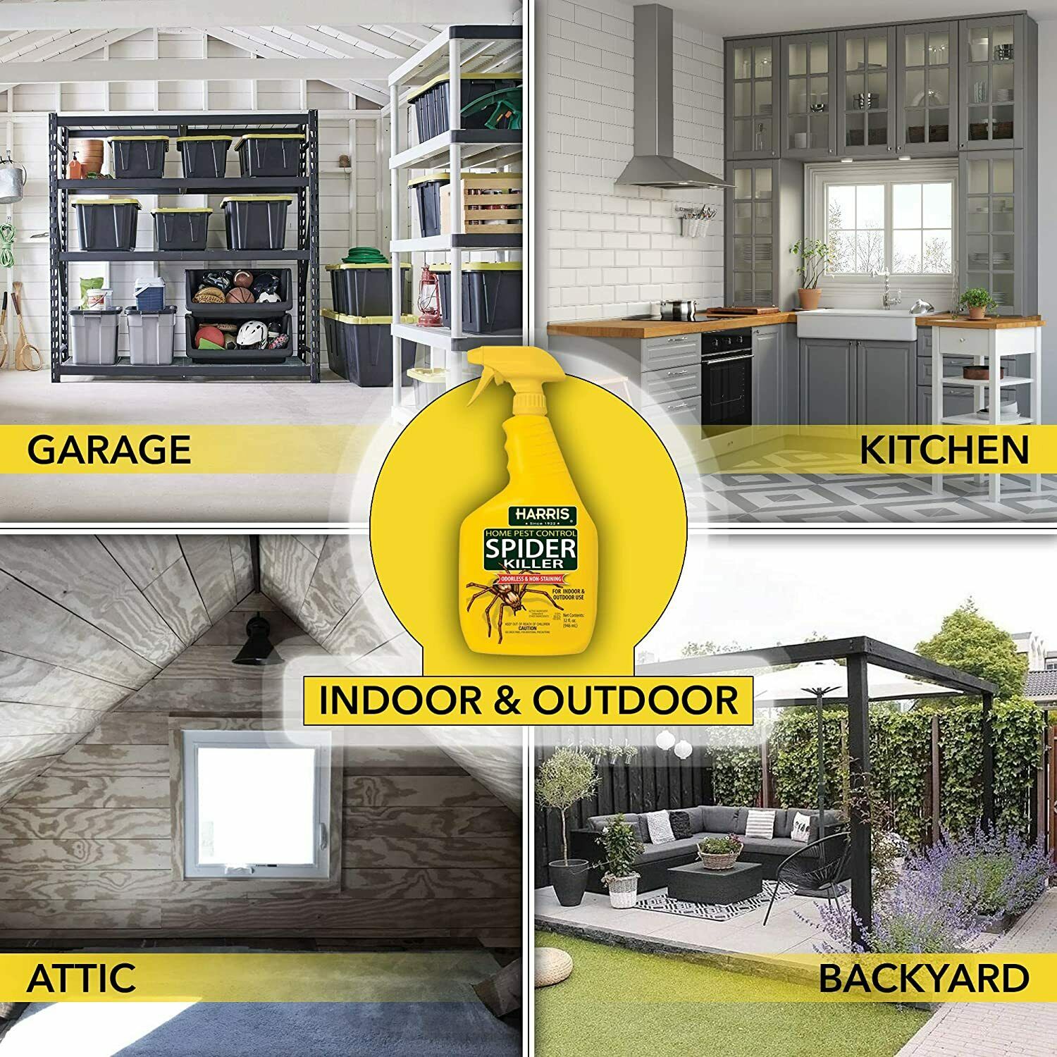 Harris Spider Killer, 32oz Spray New - Fresh Stock Dated December 2025