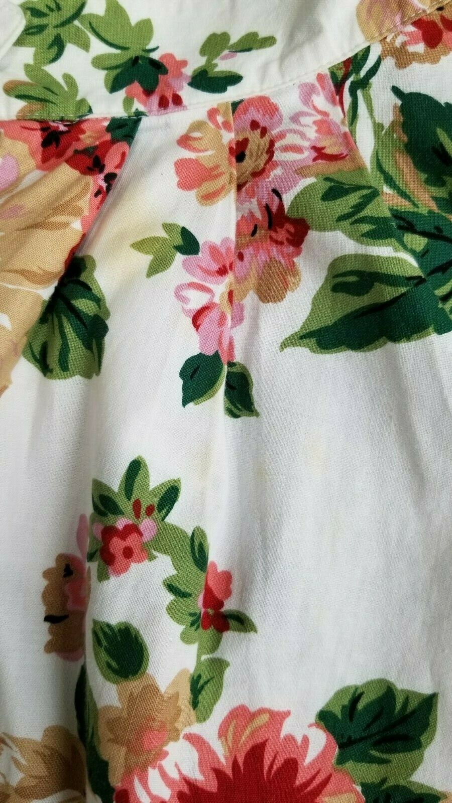 Vintage CAROL ANDERSON Floral Print Button Front Full Skirt - Size S/M - Fresh Stock Dated February 2026