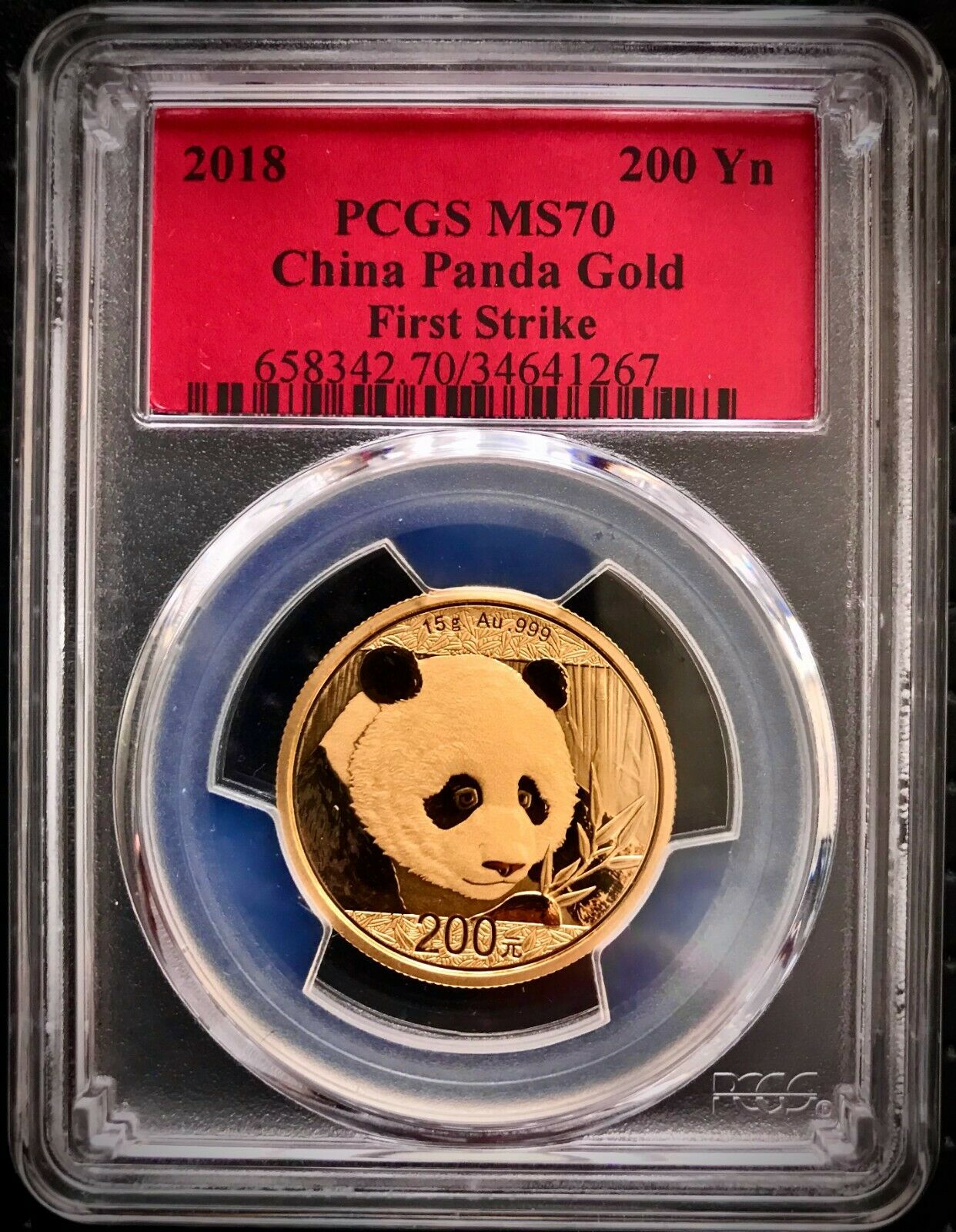 2018 CHINA 999 GOLD PANDA  6 COINS complete SET PCGS MS 70 FIRST STRIKE - Fresh Stock Dated February 2026