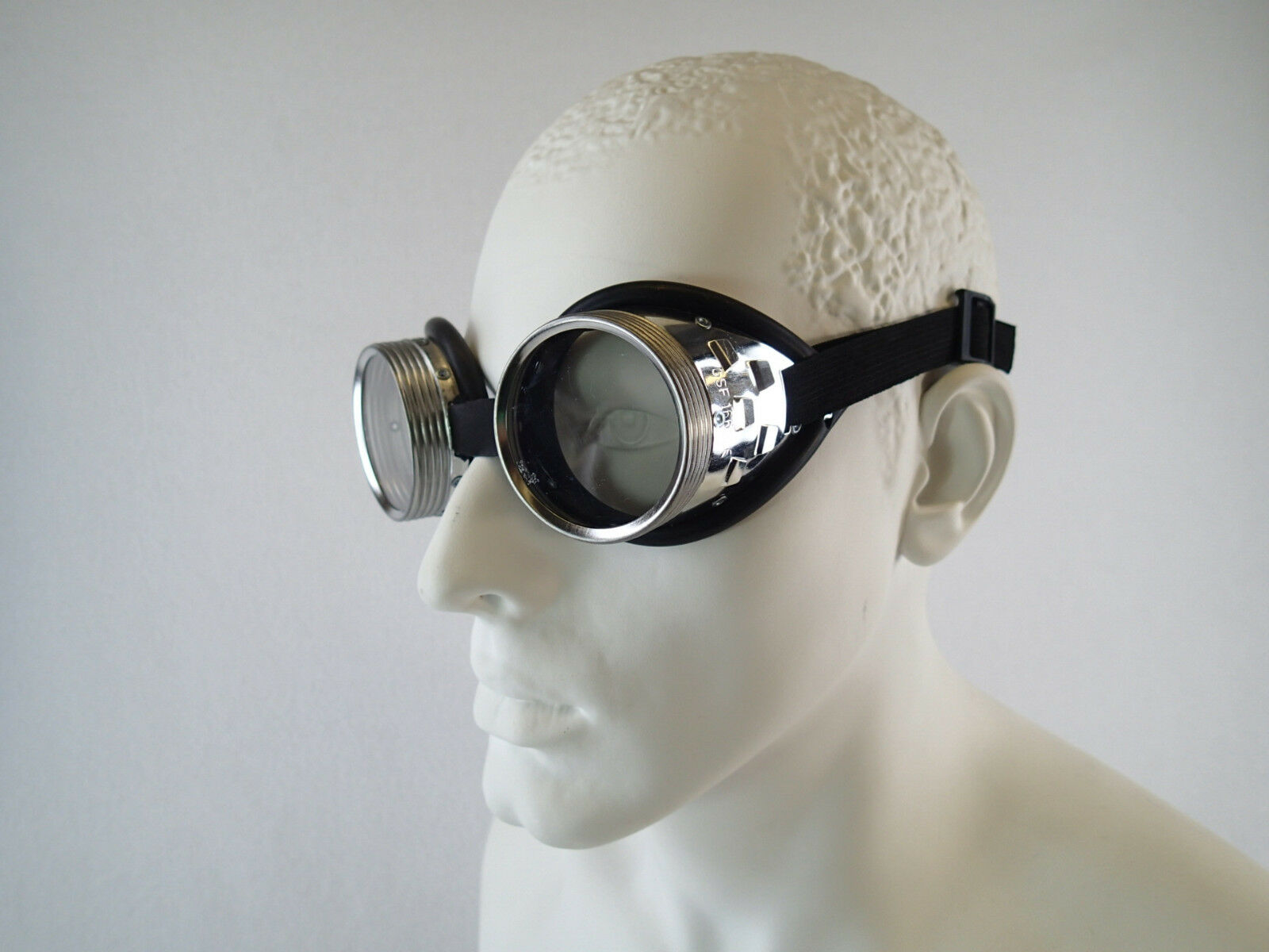 PAWSTAR Uber Goggles - Metal frame steampunk cyberpunk festival glasses 5412 - Fresh Stock Dated December 2025