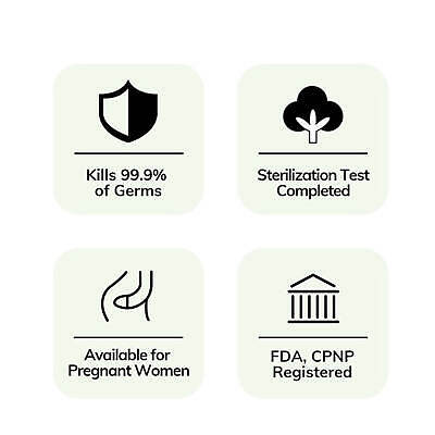 Huangjisoo Organic Antibacterial 62% Ethanol Hand Sanitizer Gel 500ml/16.9 Fl Oz - Fresh Stock Dated February 2026