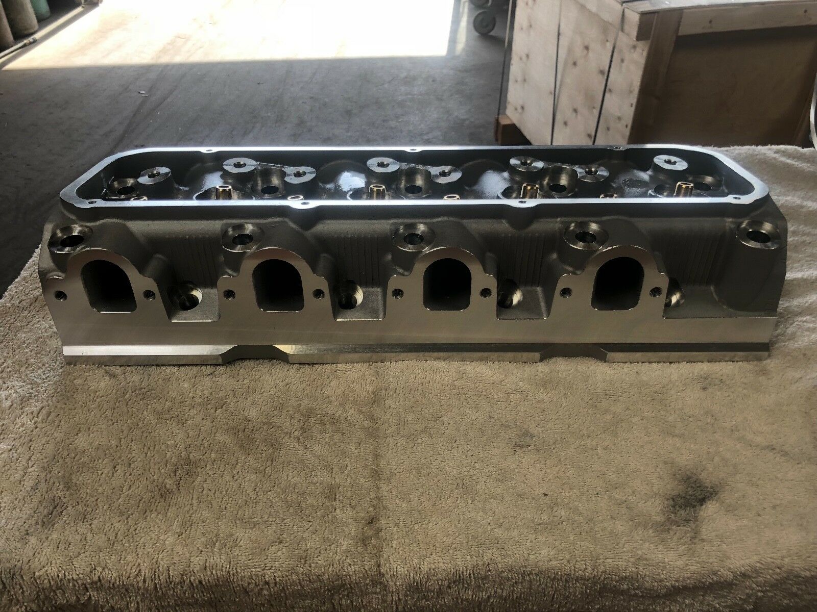 Ford 429 460 514 532  275cc 95cc Pair (2) Bare Aluminum Cylinder Head - Fresh Stock Dated February 2026