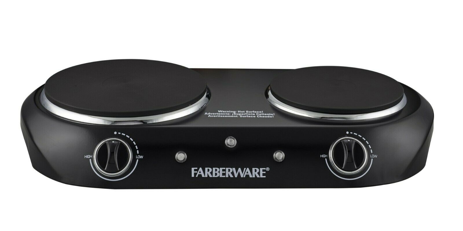 Farberware Royalty 1800 W Double Burner Black Electric Cooktop, 1 Each - Fresh Stock Dated December 2025