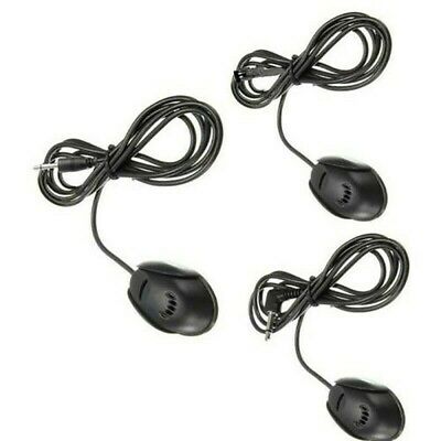 GPS Car radio Microphone Black Accessory Replacement External Mic Useful - Fresh Stock Dated February 2026