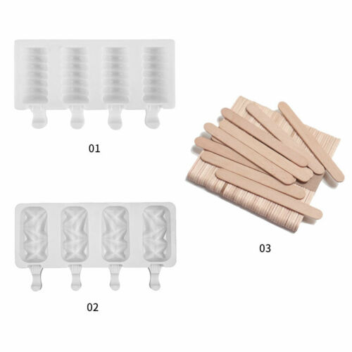 Silicone Geometric Cakesicle Mould Popsicle Lolly Frozen Dessert Maker Cake Mold - Fresh Stock Dated December 2025