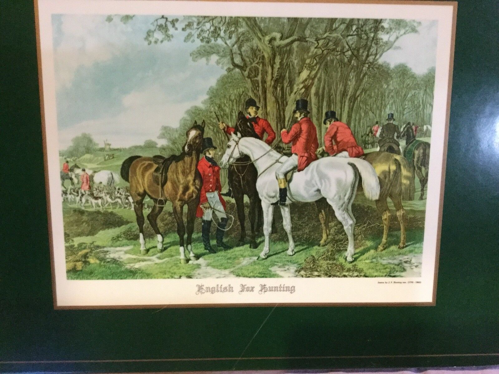 Fox Hunting Herring Hunt Cork Backed Hot Plate - Fresh Stock Dated February 2026