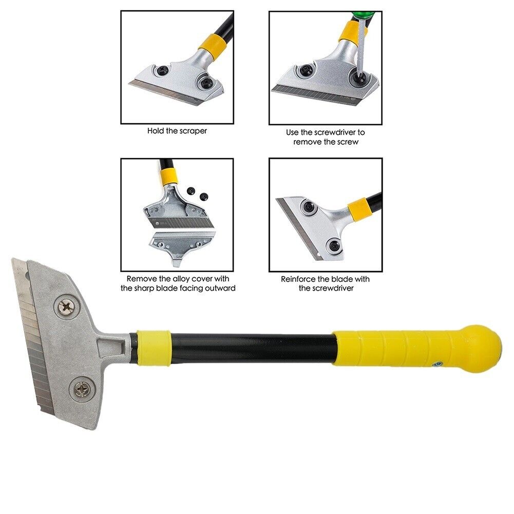 Brand New For Glass Razor Blade Scraper Aluminum Alloy Hand Tools Home Garden - Fresh Stock Dated December 2025