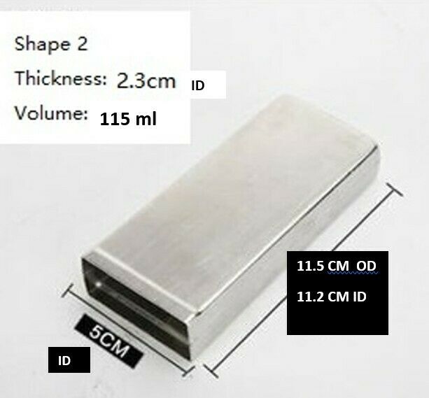 POPSICLE MOLD STAINLES STEEL 115 ml, 20 CAVITIES. MOLDE PARA PALETAS ARTESANALES - Fresh Stock Dated December 2025