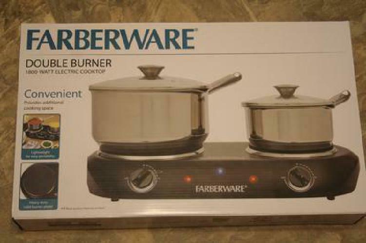 Double Burner Cooktop Electric Plate Portable Hot Stove 1800W Countertop Cooking - Fresh Stock Dated December 2025