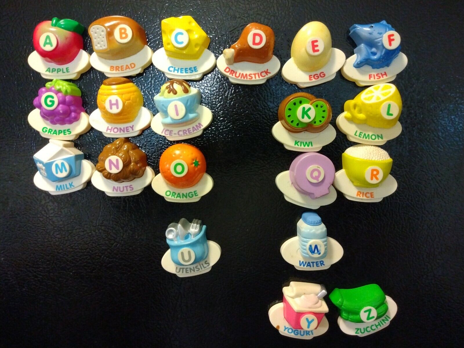 VTECH ABC FOOD FUN FRIDGE Phonics (20 pieces) Replacement Alphabet - Fresh Stock Dated February 2026