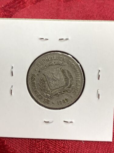 1987~~Dominican Republic 25 Centavos Coin - Fresh Stock Dated February 2026