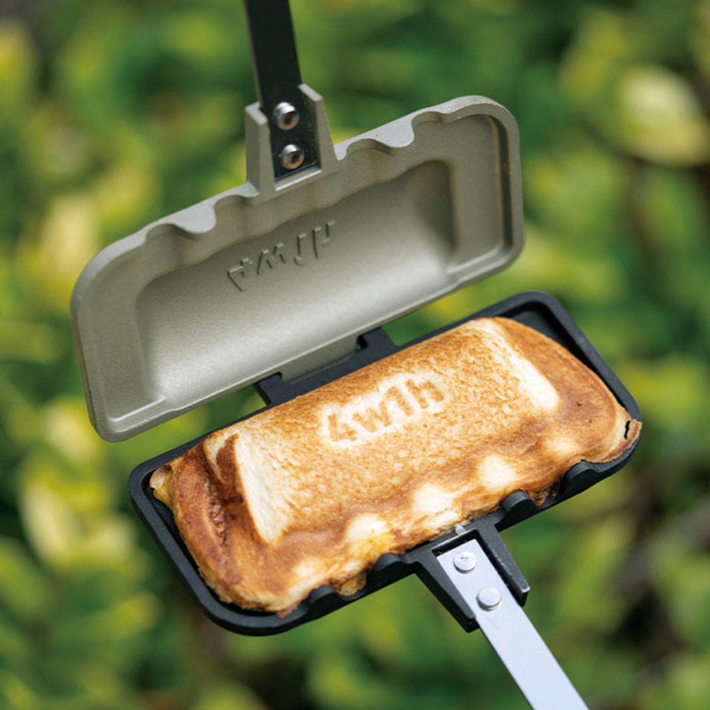 Tsubame Sanjo Kitchen 4W1H Hot Sand Solo Hot Sandwich Maker Black x Silver - Fresh Stock Dated December 2025