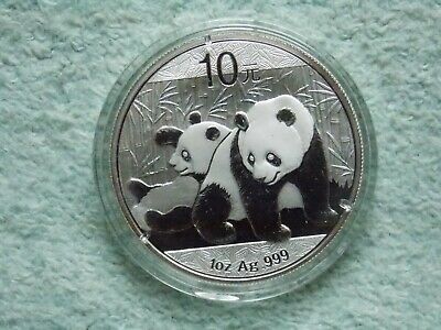 2010 Chinese Silver Panda 10 Yuan 1 OZ BU - Fresh Stock Dated February 2026