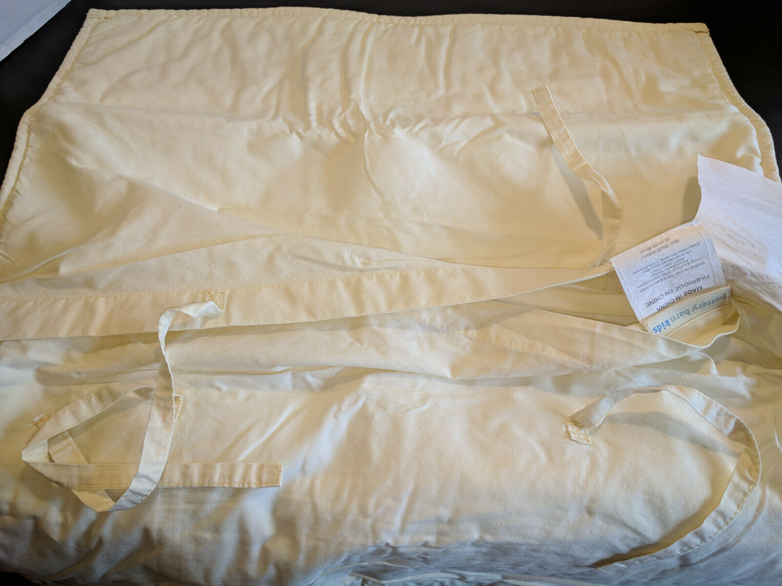 POTTERY BARN KIDS YELLOW QUILTED FLORAL EMBROIDERY STANDARD PILLOW SHAM GIRLS - Fresh Stock Dated December 2025