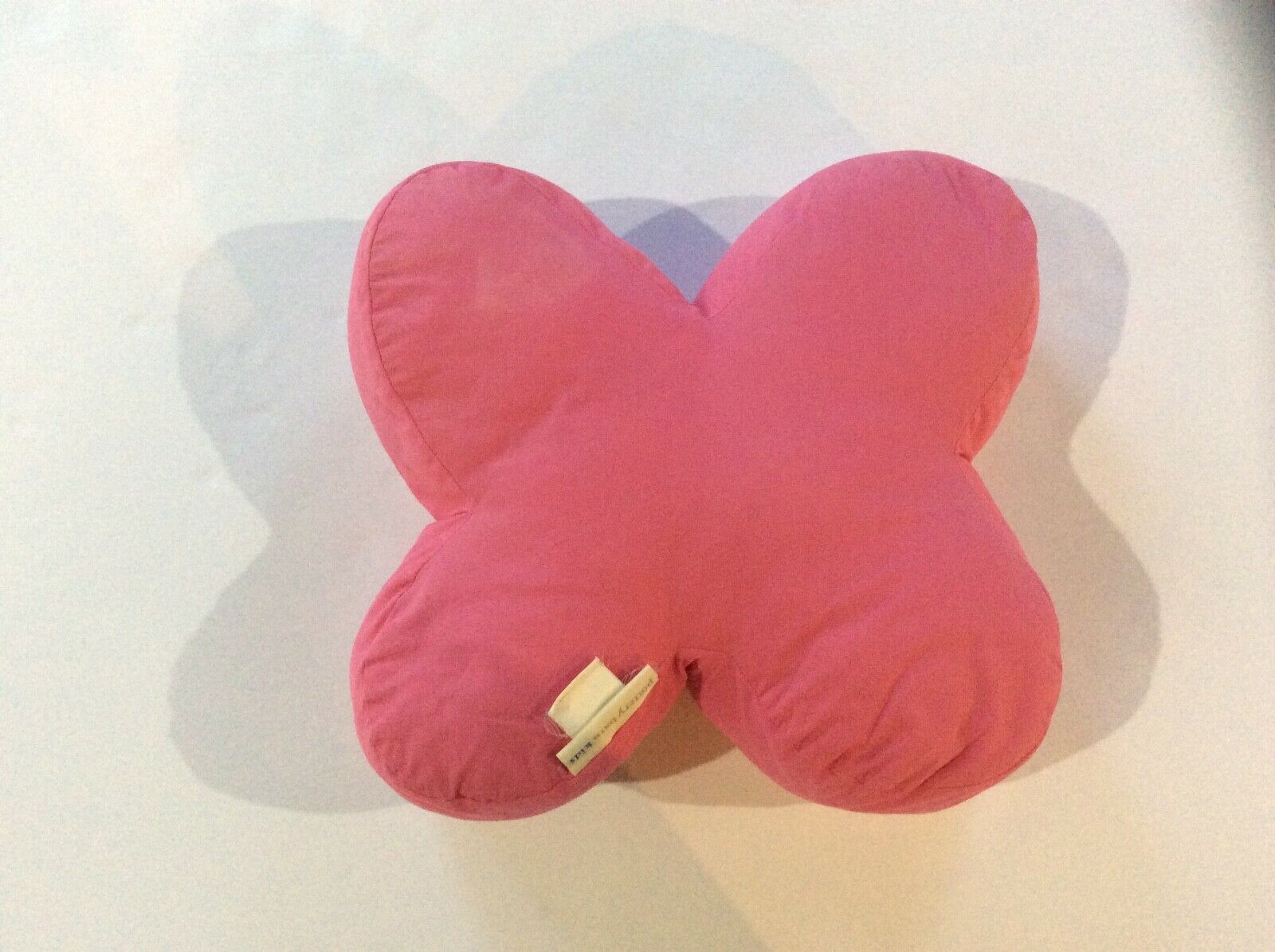 POTTERY BARN Kids Pillow Butterfly Flowers Pink - Fresh Stock Dated December 2025