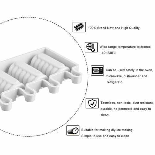 Silicone Geometric Cakesicle Mould Popsicle Lolly Frozen Dessert Maker Cake Mold - Fresh Stock Dated December 2025