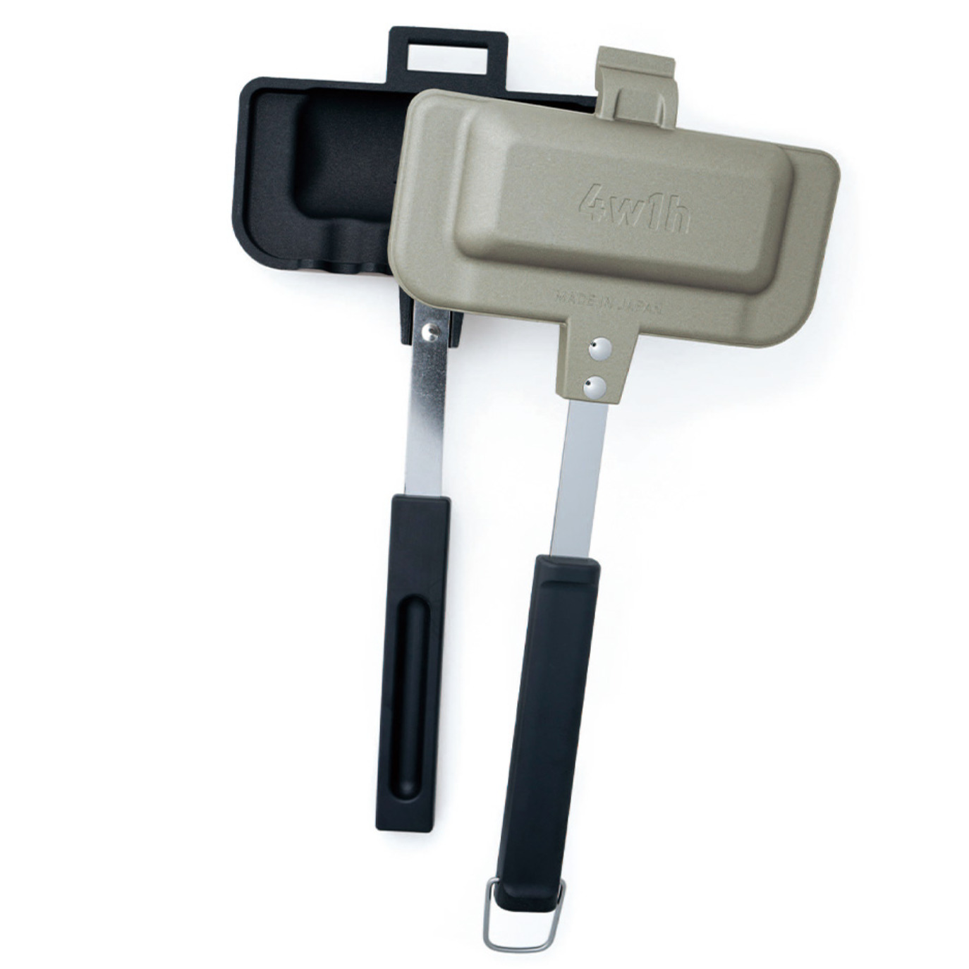 Tsubame Sanjo Kitchen 4W1H Hot Sand Solo Hot Sandwich Maker Black x Silver - Fresh Stock Dated December 2025