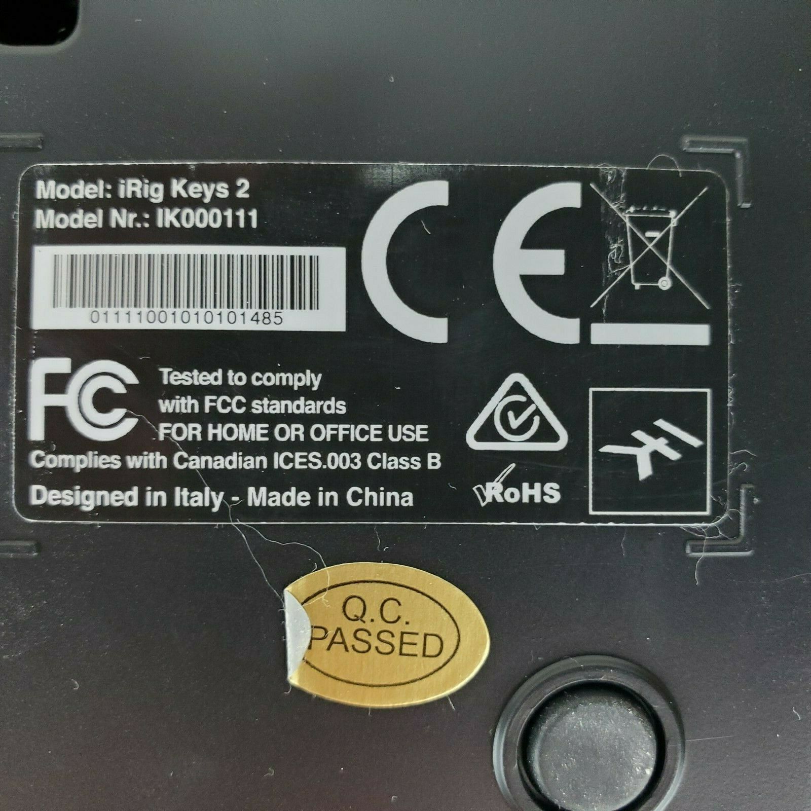 IK Multimedia iRig Keys 2  37-Key MIDI Controller Keyboard - Fresh Stock Dated February 2026