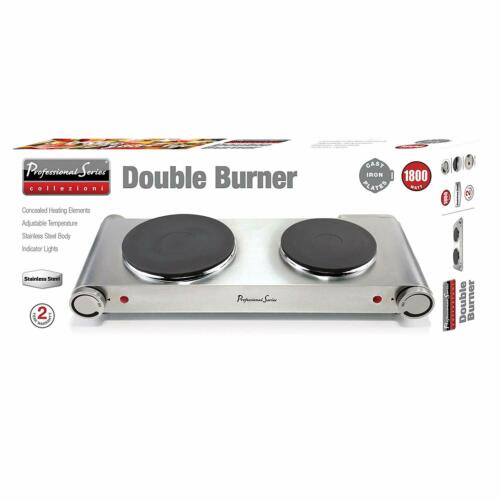 Continental Electric PS-BU178 Burner, Double Concealed, Silver - Fresh Stock Dated December 2025