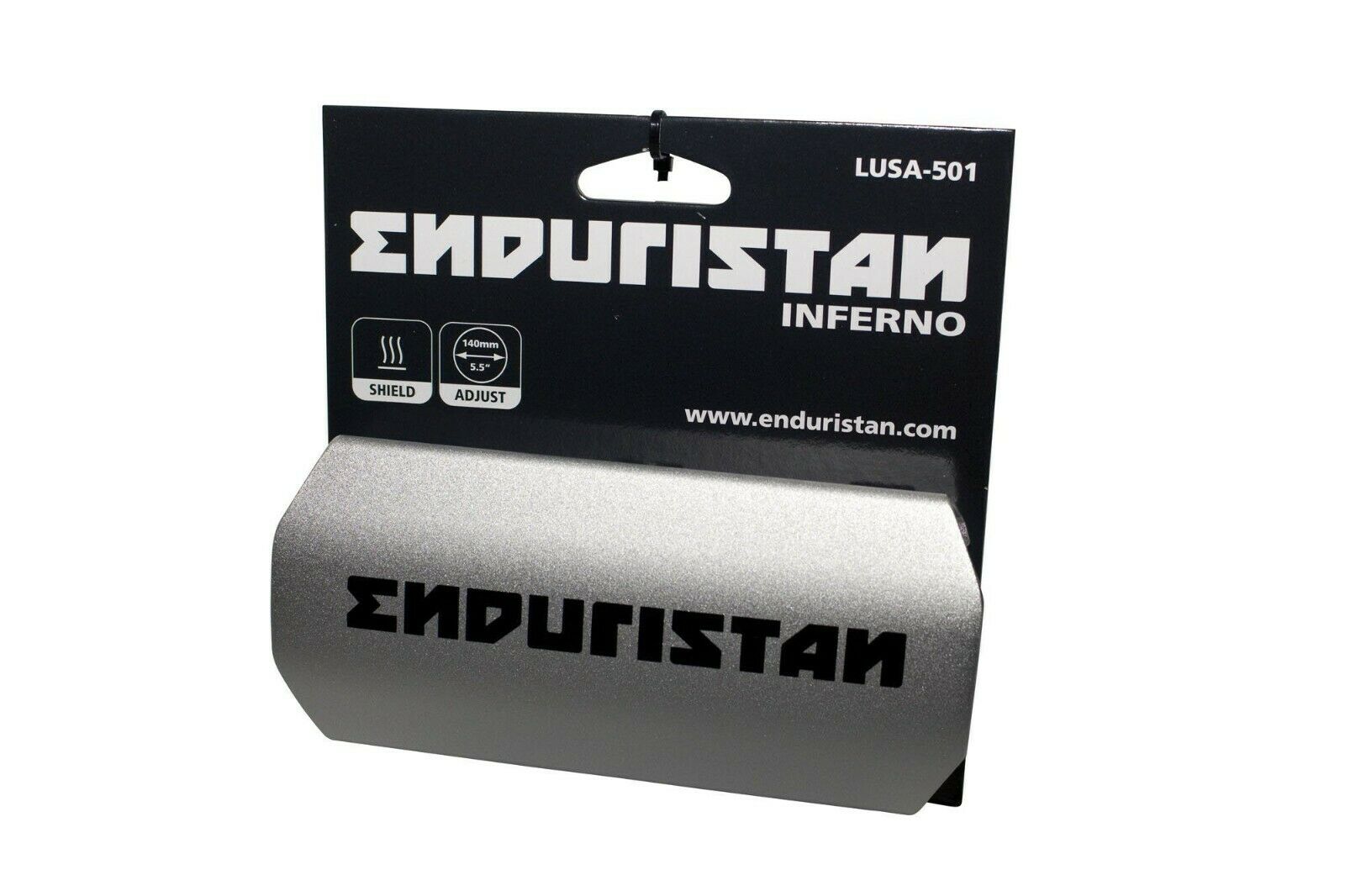 NEW 2021 ENDURISTAN INFERNO HEAT SHIELD, MOTORCYCLE EXHAUST HEAT SHIELD LUSA-501 - Fresh Stock Dated February 2026