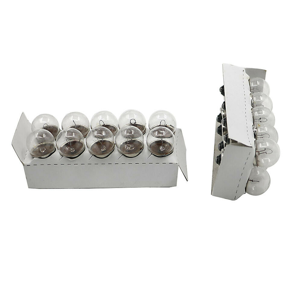 US For Honda Suzuki Yamaha #34906-202-670 6V 8W Turn Signal Lamp Bulbs Set of 10 - Fresh Stock Dated February 2026