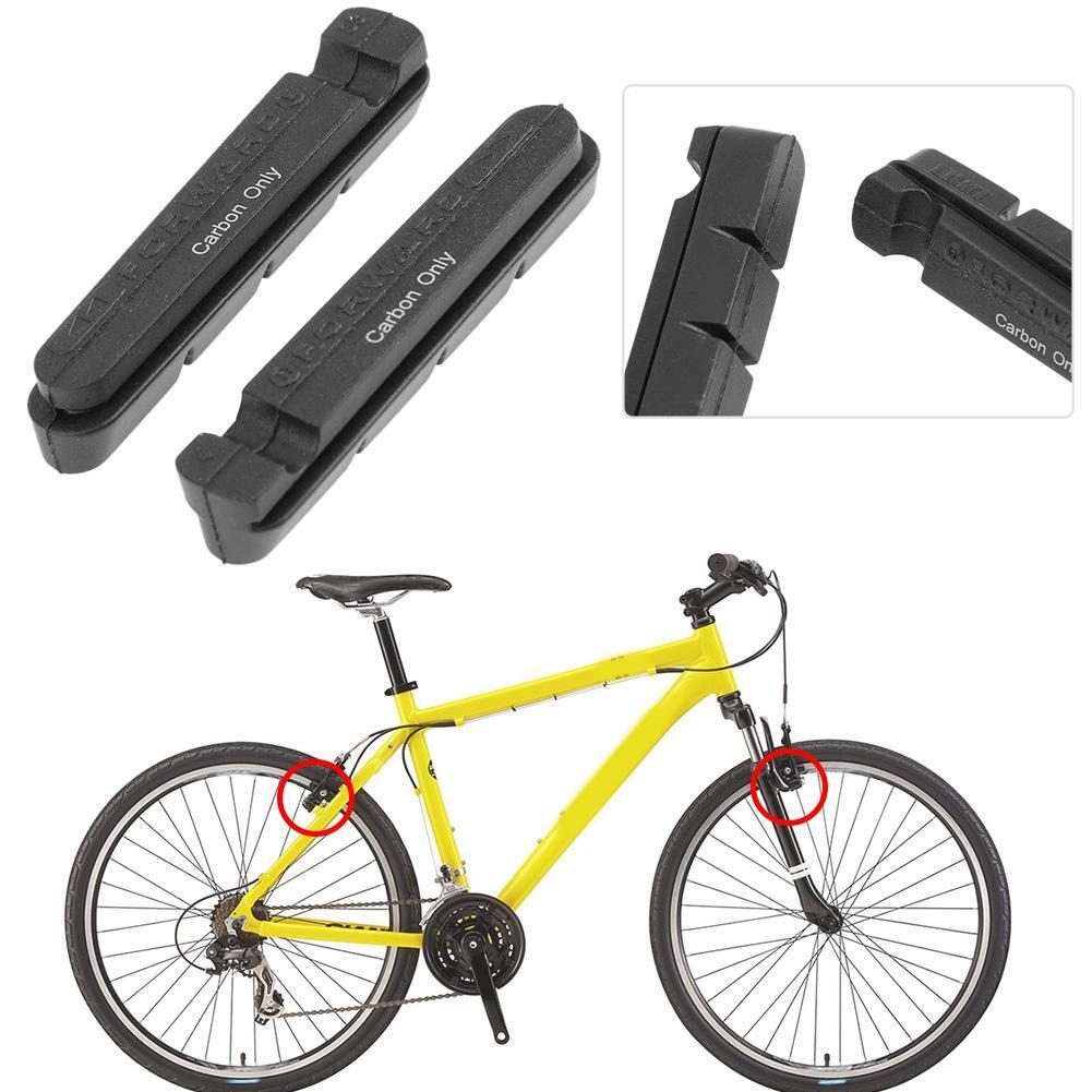 1Pair Bicycle Road Bike Rubber C/V Brake Pads Carbon Rim Brake Blocks Shoes - Fresh Stock Dated February 2026