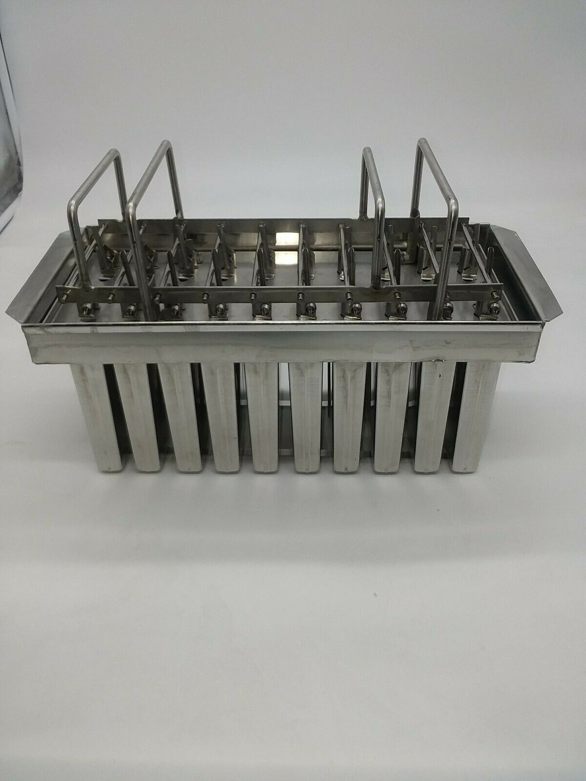 POPSICLE MOLD STAINLES STEEL 115 ml, 20 CAVITIES. MOLDE PARA PALETAS ARTESANALES - Fresh Stock Dated December 2025