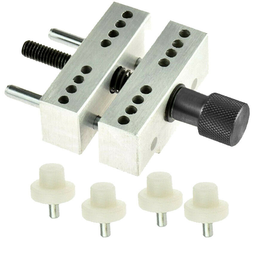 Jumbo Aluminum Vice/Case Holder with 4 Pins Watch and jewelry makers Adjust - Fresh Stock Dated February 2026