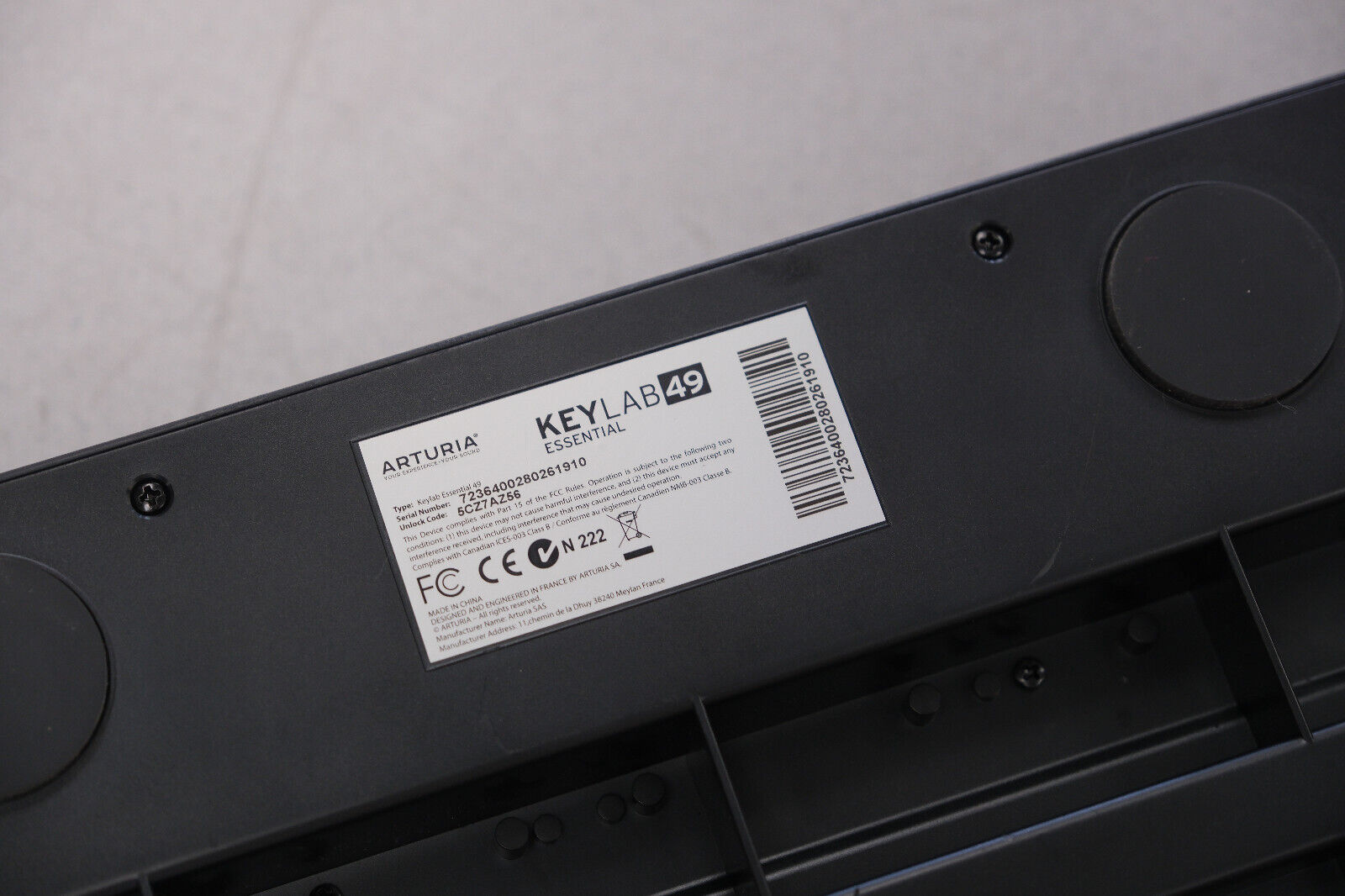 Arturia Keylab Essential 49-Key MIDI Keyboard - Black Edition FREE SHIPPING! - Fresh Stock Dated February 2026