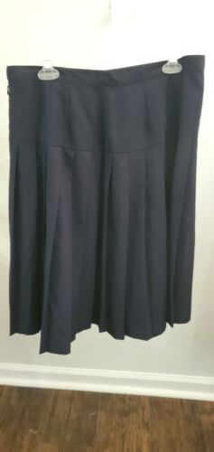 Vintage pleated skirt navy blue size 16 - Fresh Stock Dated February 2026