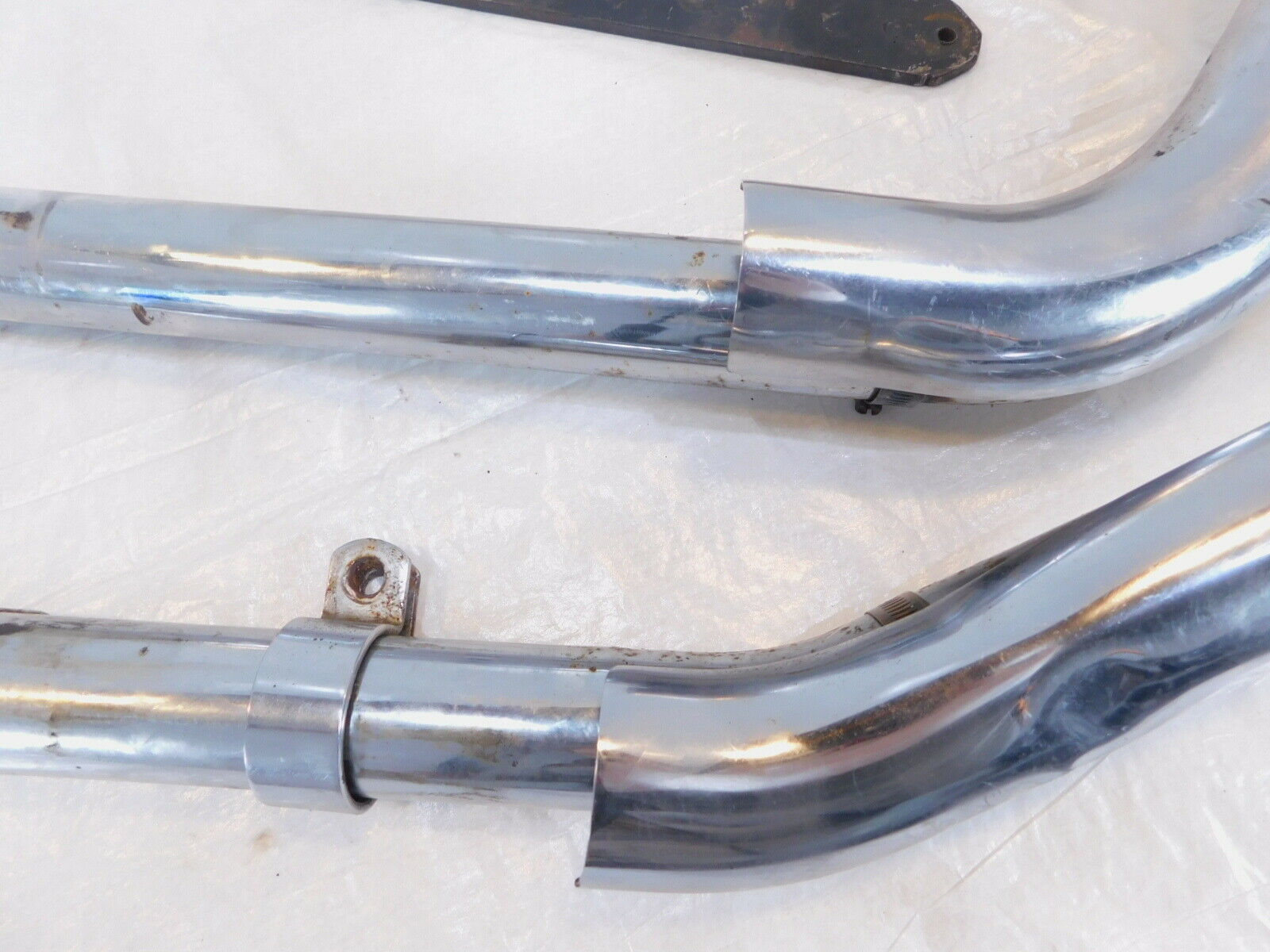 1986-2003 Harley Davidson Sportster 883 & 1200 Exhaust Header Drag Pipe System - Fresh Stock Dated February 2026