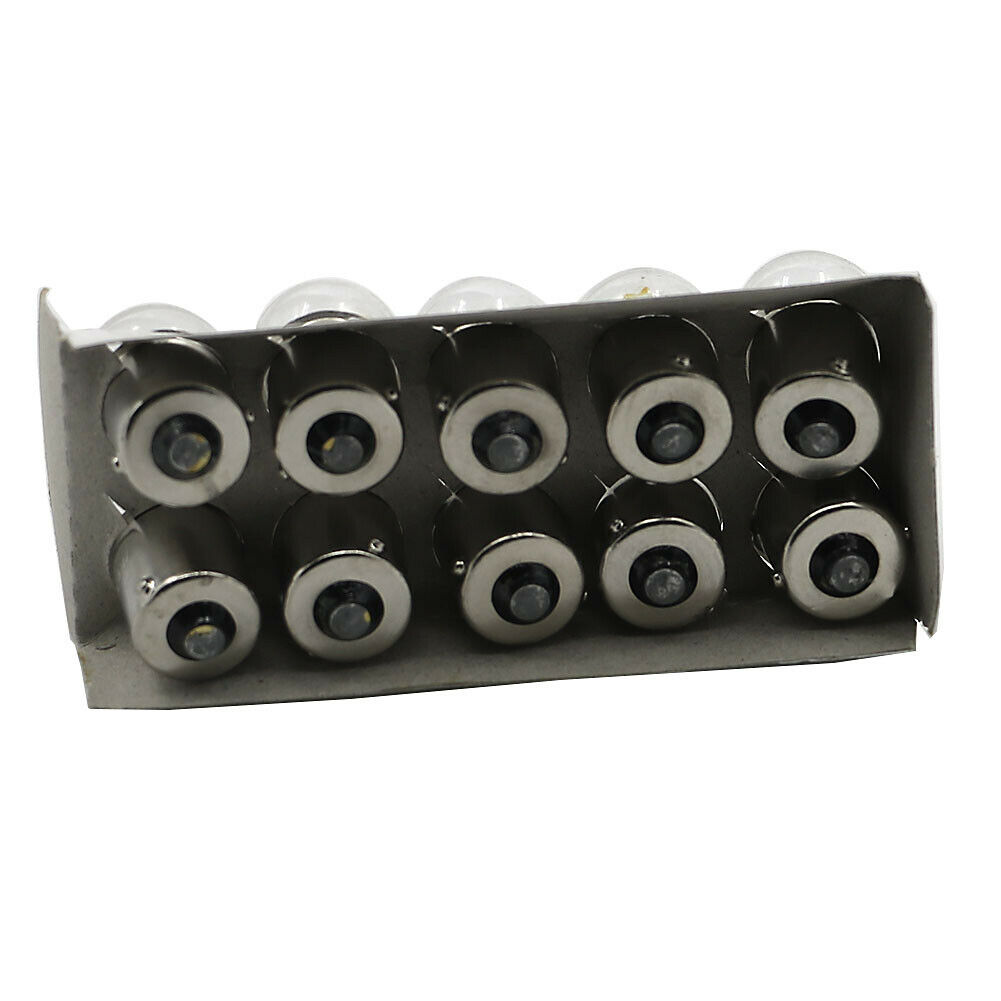 US For Honda Suzuki Yamaha #34906-202-670 6V 8W Turn Signal Lamp Bulbs Set of 10 - Fresh Stock Dated February 2026