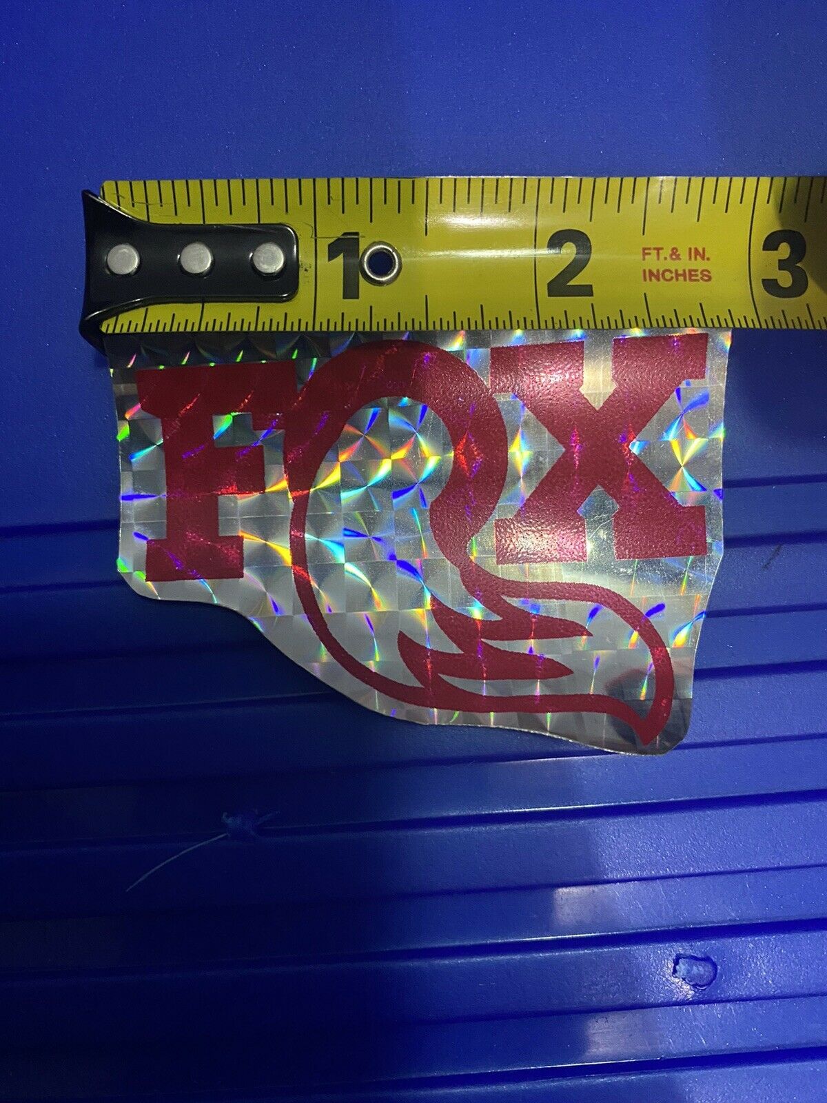 Old School Nos 80’s Fox Bmx Mx Sticker Prism Logo Moto Red - Fresh Stock Dated December 2025