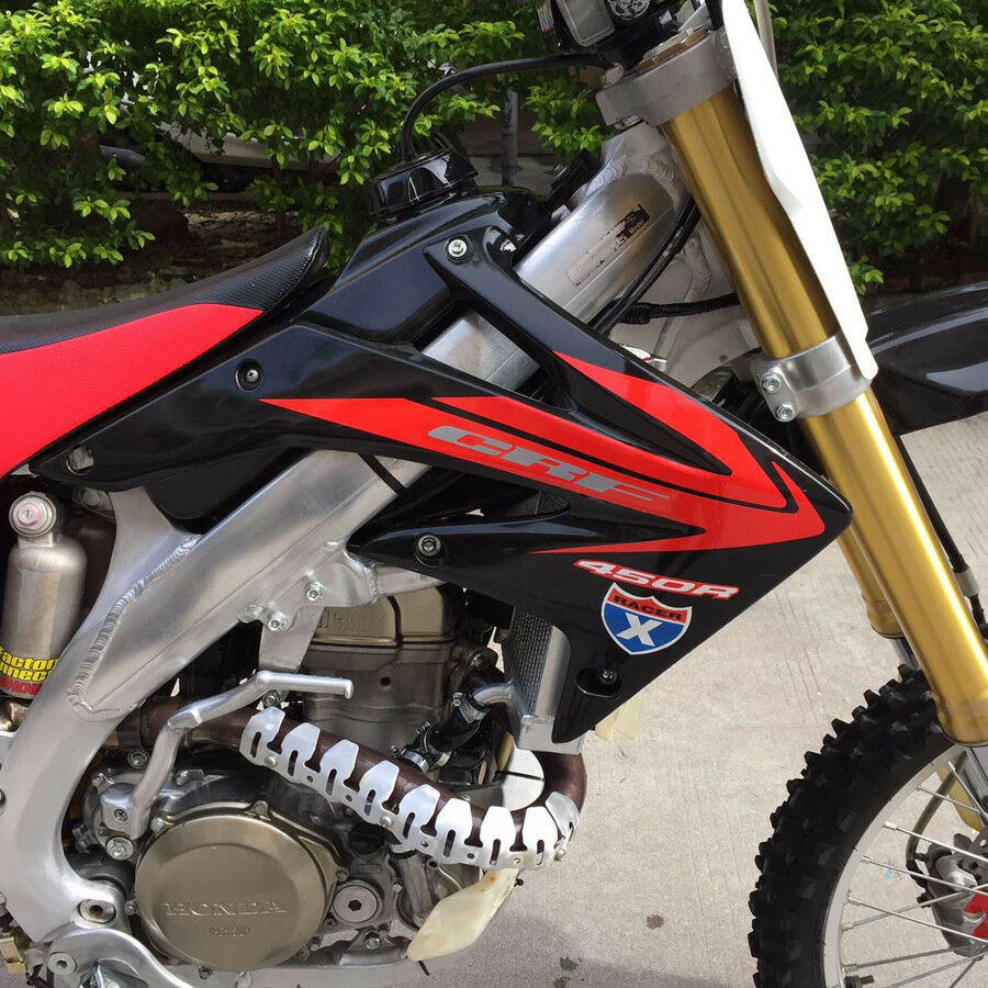 Off-road Exhaust Pipe Guard Protector Heat Shield For HONDA CRF250R/X CRF450R/X - Fresh Stock Dated February 2026