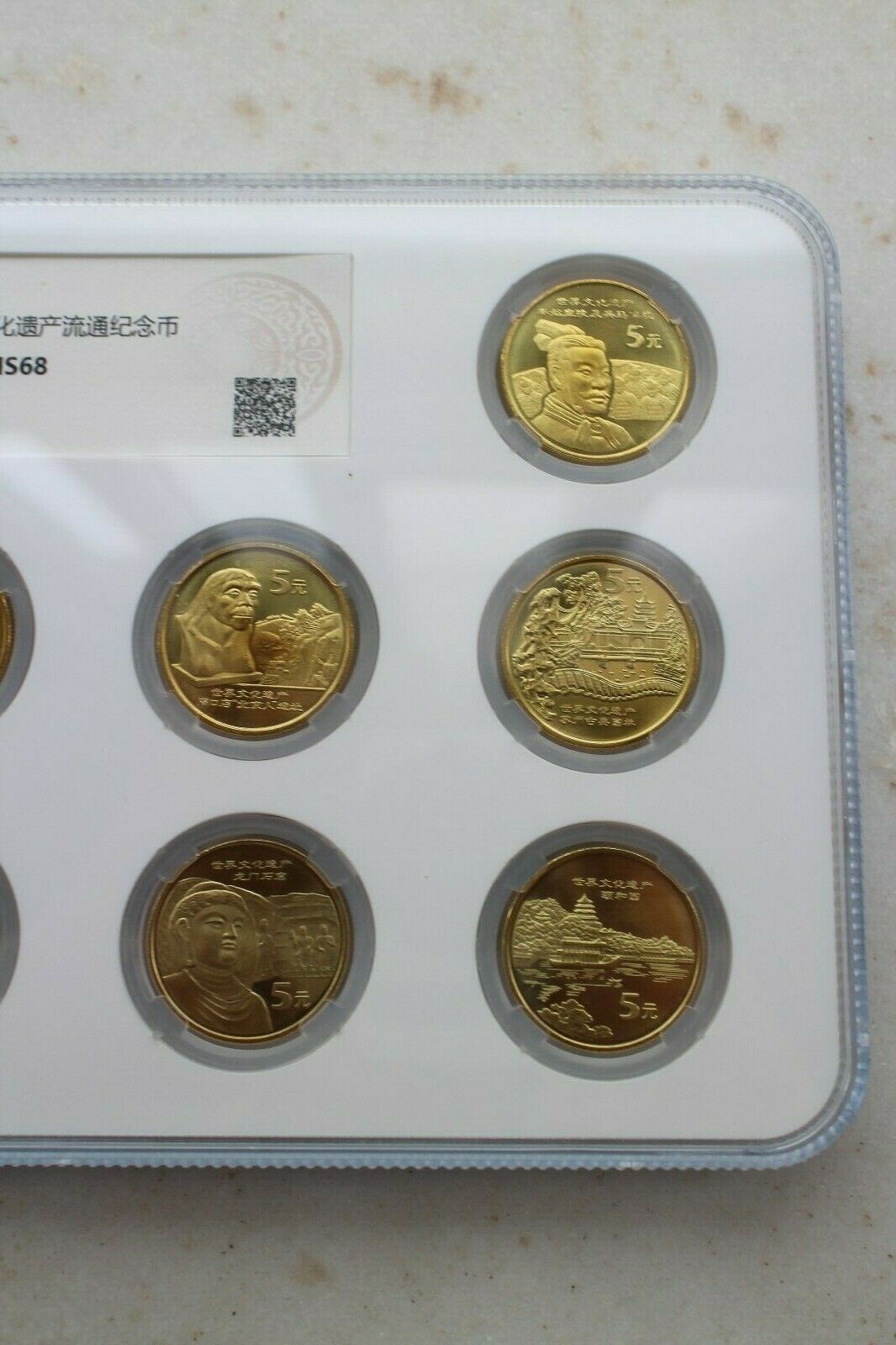 2002-2006 China World Heritages - A Complete Set of 10 Coins - Heritage - Fresh Stock Dated February 2026