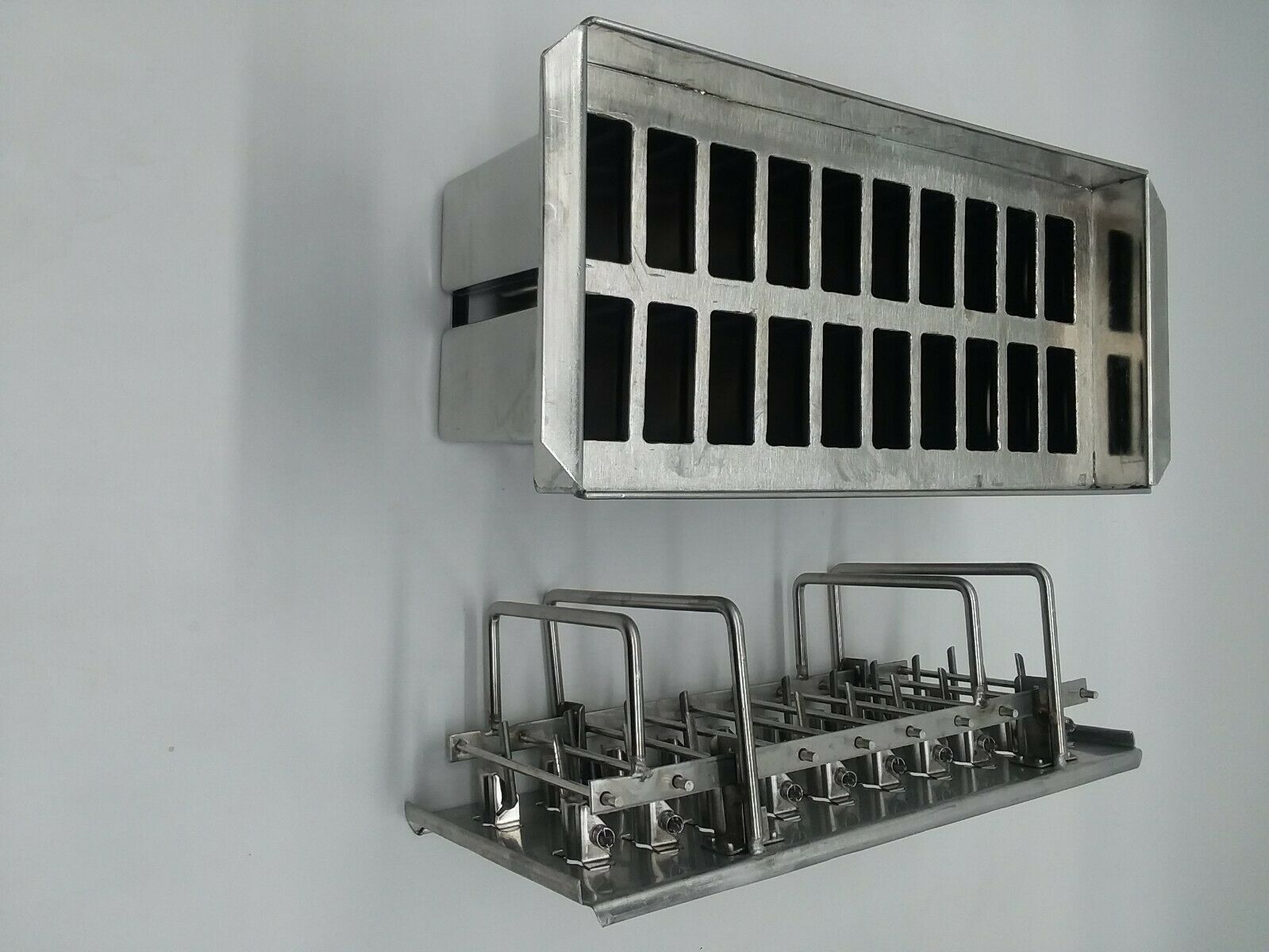 POPSICLE MOLD STAINLES STEEL 115 ml, 20 CAVITIES. MOLDE PARA PALETAS ARTESANALES - Fresh Stock Dated December 2025