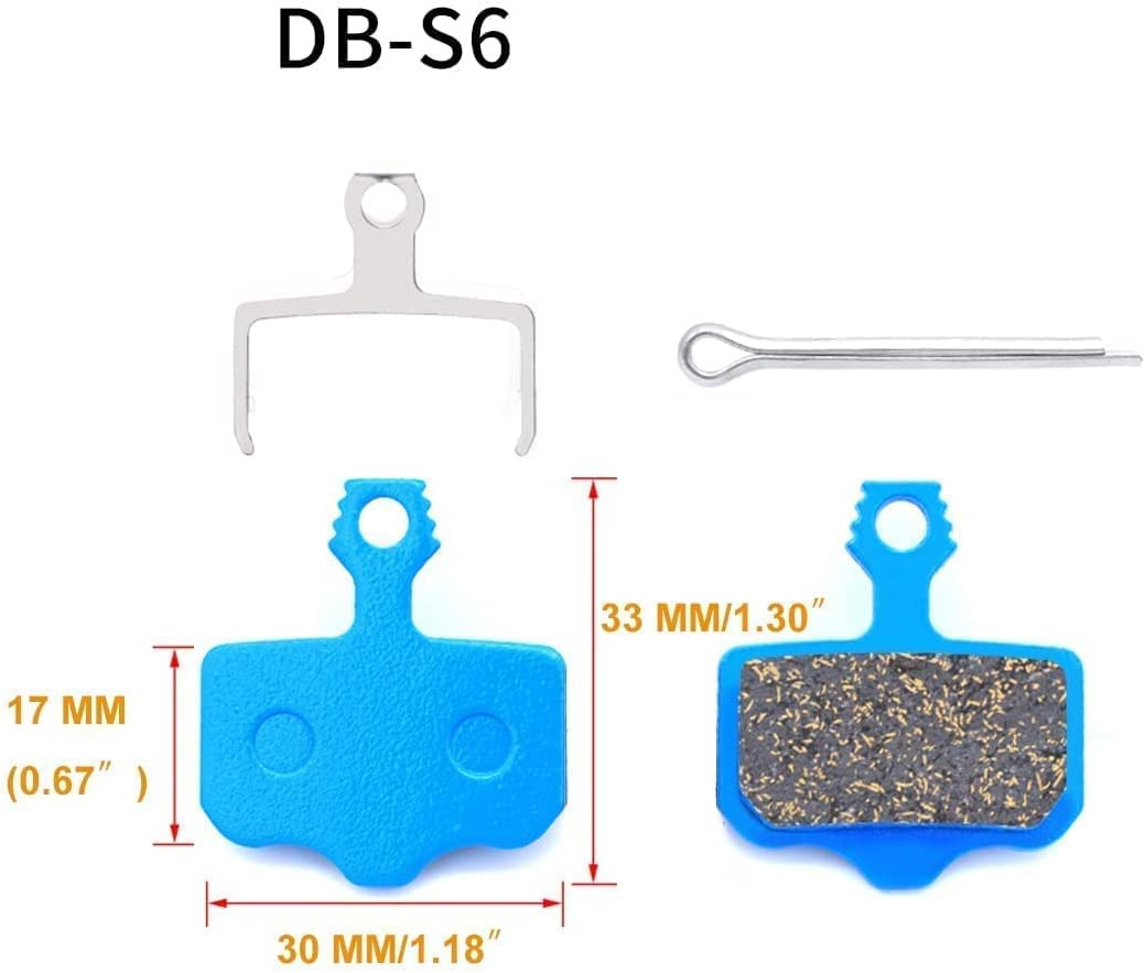 2 Pair Rich-Metal Bike Disc Brake Pads for AVID ELIXI/R/CR Mag /E1/E3/E5/E7/E9/X - Fresh Stock Dated February 2026