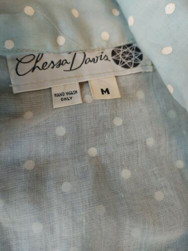 Vintage 70s boho hippie Chessa Davis Dotted Floral Maxi Skirt and Shirt Size Med - Fresh Stock Dated December 2025