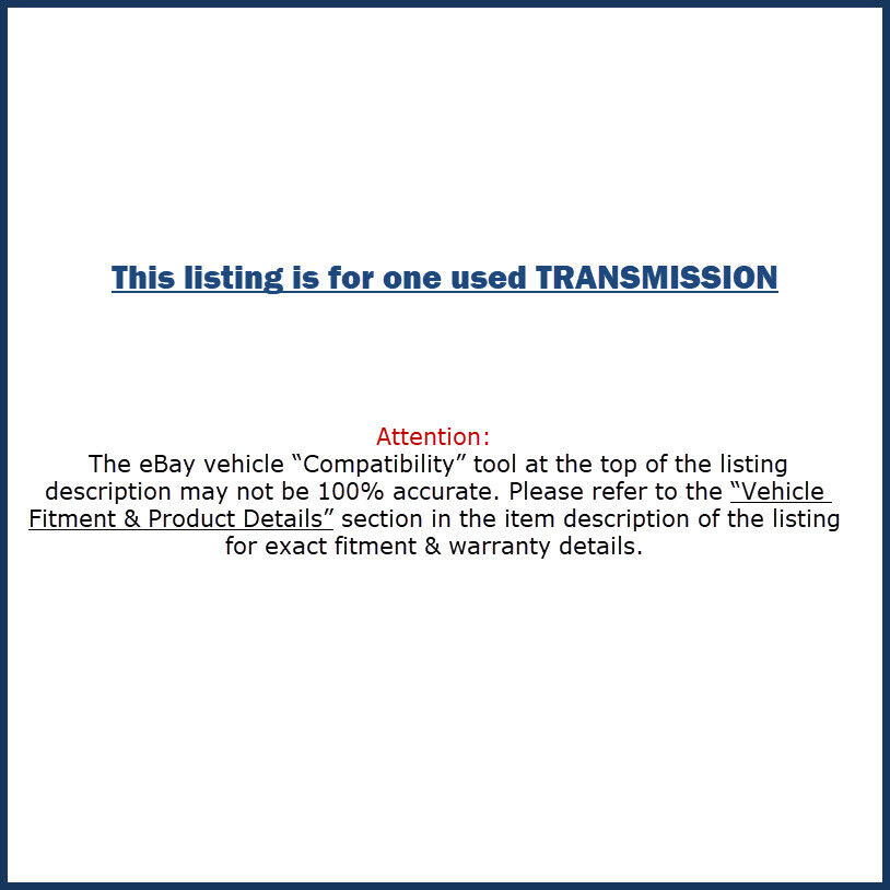 2007 2008 BMW 328i RWD 3.0L Manual Transmission 132K Miles OEM - Fresh Stock Dated February 2026