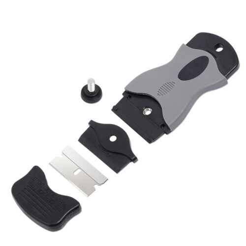 2 Sets Razor Scraper 10 Carbon 10 Plastic Edge Blade Glue Decals Sticker Clean - Fresh Stock Dated February 2026