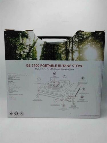 GAS ONE 10,000 BTU Portable Butane Gas Stove with Carrying Case GS-3700 - Fresh Stock Dated February 2026