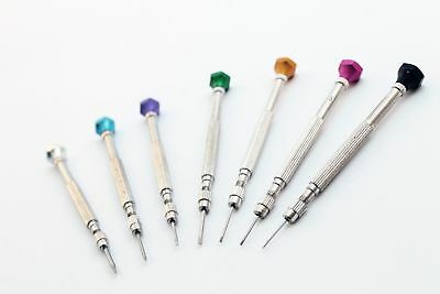7 Pc Jewelers Watchmakers Screwdriver Set Ultra Precision New Watch Jewelry Tool - Fresh Stock Dated December 2025